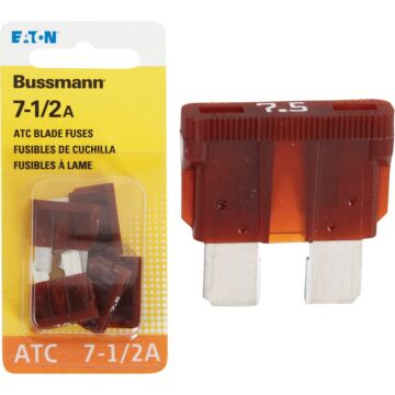 Bussmann 7-1/2-Amp 32-Volt ATC Blade Automotive Fuse (4-Pack)