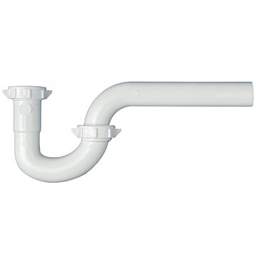 Keeney Plumb Pak PP941W P-Trap, 1-1/4 in, Slip, Plastic, White