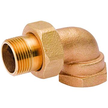 B&K Brass Radiator Elbow Nut & Tailpiece - 3 in. L x 2.2 in. W x 1.7 in. H