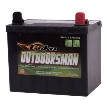 Deka Outdoorsman 12V Lawn & Garden 300 CCA Small Engine Battery, Right Front Positive