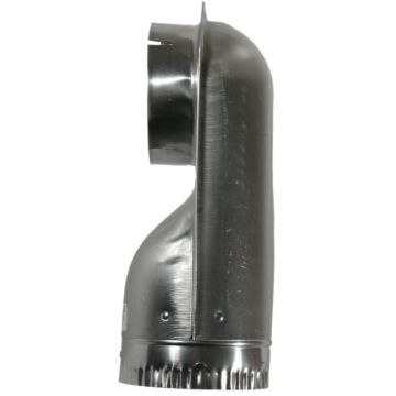 Builders Best Heavy-Gauge Drawn Aluminum Dryer Offset Dryer Elbow - 4-1/2 in.