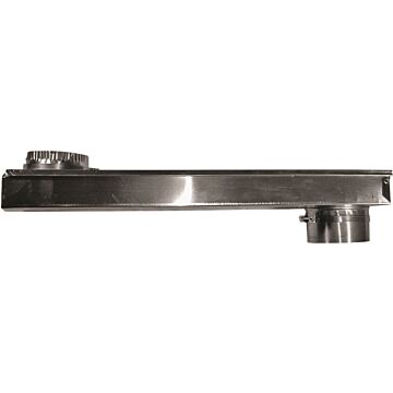 Builder's Best Zero Periscope Adjustable Aluminum Dryer Vent Duct w/ Baffle