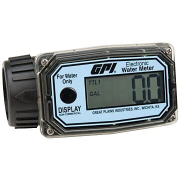 GPI 3-30 gpm Flow Rating Digital Water Meter