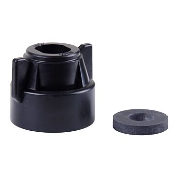 TeeJet QJ Fan Tip Cap & Gasket, Black