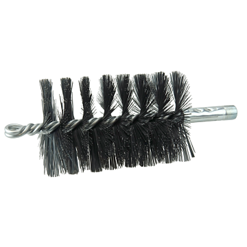Weiler 3" Single Spiral Flue Brush, .012 Steel Fill