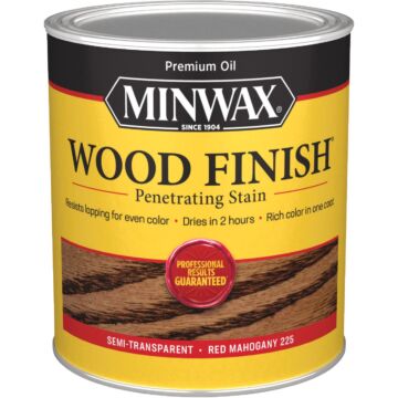 Minwax Wood Finish Penetrating Stain, Red Mahogany, 1 Qt.