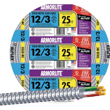 Southwire 25 ft 12/3 MC Cable