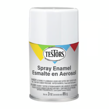 Rustoleum Testors Spray Enamel (Gloss - White) 3 oz
