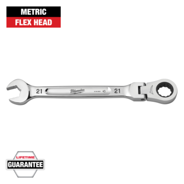 Milwaukee 21mm Flex Head Ratcheting Combination Wrench