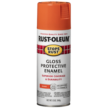 Stops Rust® Spray Paint and Rust Prevention - Protective Enamel Spray Paint - 12 oz. Spray - Orange