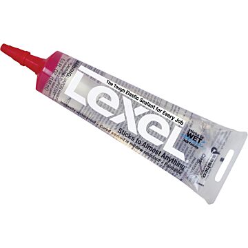 Sashco Lexel Caulk Polymer Sealant (Clear) 5 oz