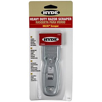 Hyde Heavy Duty Retractable Razor Scraper w/ 5 Blades