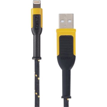 DEWALT Lightning to USB Reinforced Cable - 10 ft