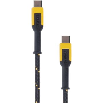 DEWALT Type-C to Type-C Reinforced Cable - 4 ft
