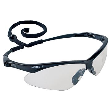 JACKSON SAFETY SAFETY Nemesis Series 25685 Safety Glasses, Mirror Lens, Polycarbonate Lens, Wraparound Frame