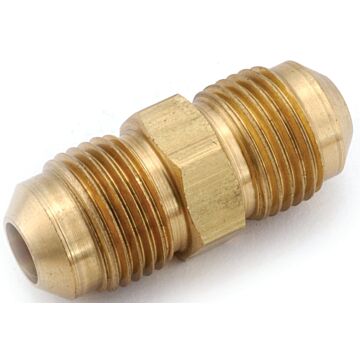 Anderson Metals 754042-04 Pipe Union, 1/4 in, Flare, Brass, 1400 psi Pressure
