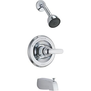 Delta Faucet Delta Retail Core: Monitor(R) 13 Series Tub And Shower Complete Rough And Trim - Single Handle Lever - Chrome