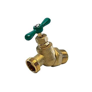 American Valve 1/2 in MNPT/Solder x Garden Hose Thread 125 CWP Hose Bibb