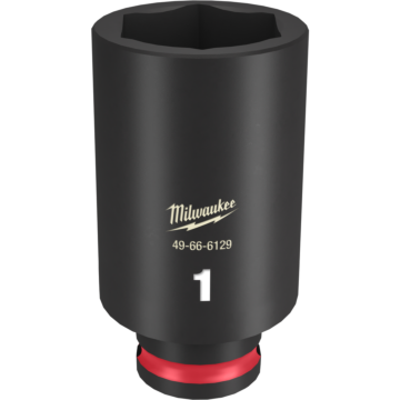 Milwaukee SHOCKWAVE™ Impact Duty 3/8" Drive 1" Deep 6 Point Socket