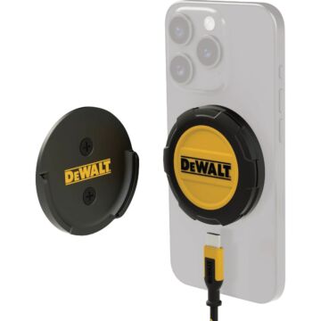 DEWALT Wall-Mount Magnetic Wireless Charger w/ 6 ft Cable