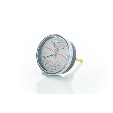 PASCO 75 Psi - 320F Boiler Gauge 3-1/2" Shank