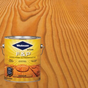 WOLMAN F&P Wood Finish & Preservative (Cedar) 1 gal