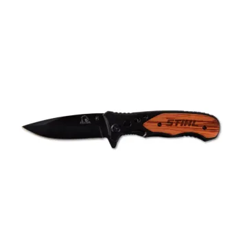 STIHL Wood Handle Pocket Knife