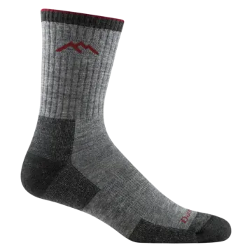 Men's Micro Crew Midweight Hiking Sock (Charcoal)