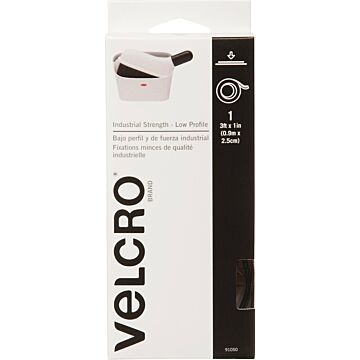 VELCRO Brand 91050 Fastener, 1 in W, 3 ft L, Black, 10 lb