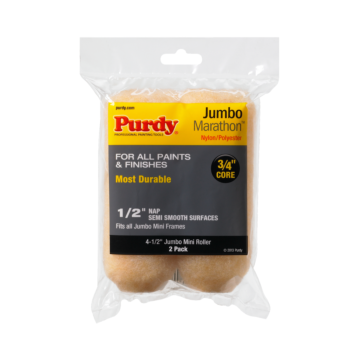 Purdy Marathon™ Jumbo Mini Knit Roller Cover (2pk) 1/2 in. Nap x 4-1/2 in.