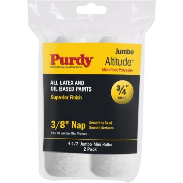 Purdy Altitude Jumbo Mini Roller (2pk) 3/8 in. Nap x 4-1/2 in.