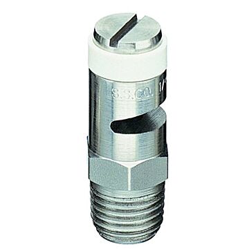 TurfJet 1/4" MPT Wide Angle Flat Spray, Stainless Steel