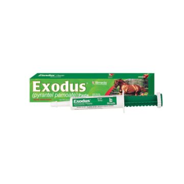 RJ Matthews 0.833 oz W/W Pyrantel Pamoate Apple Exodus Paste Horse Dewormer