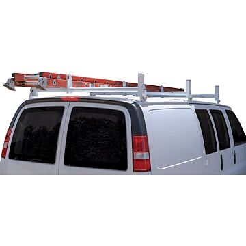 Buyers 4 in 9.62 in 53.12 in Van Ladder Rack