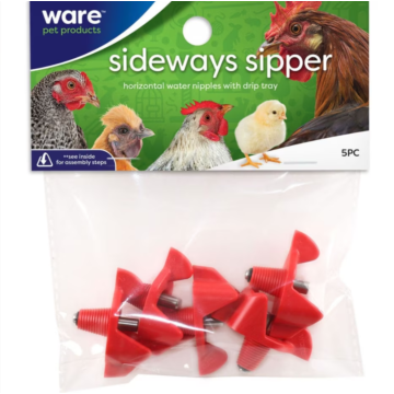 Sideways Sipper Water Nipples (5pk)
