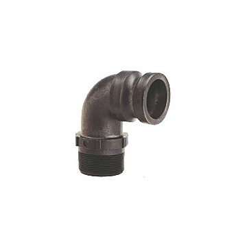 Male Camlock x Male Thread - 90 Deg Type F