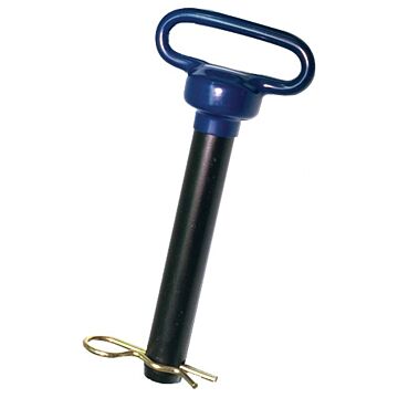 SpeeCo S70085200 Hitch Pin, 1 in Dia Pin, 10 in L, 7 in L Usable, 8 Grade, Steel, Powder-Coated