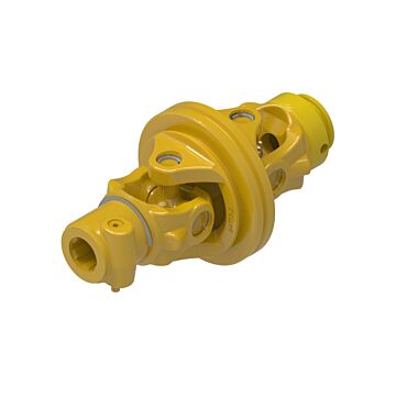 Weasler AW21-80 series CV wide angle universal joint with 1 3/8-6 spline, quick disconnect connection and 34 mm lemon, roll pin connection