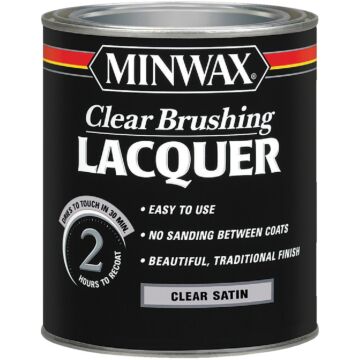 Minwax Brushing Lacquer (Clear Satin) 1 qt