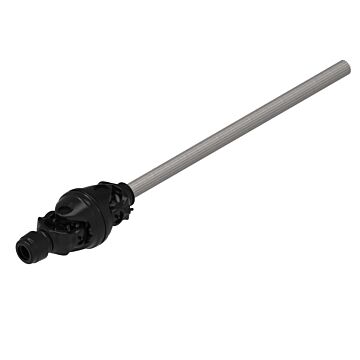Weasler 4-80 series CV wide angle universal joint and shaft with 1 3/8-6 spline, auto-lok connection and 1 5/16-20 spline, telescoping connection