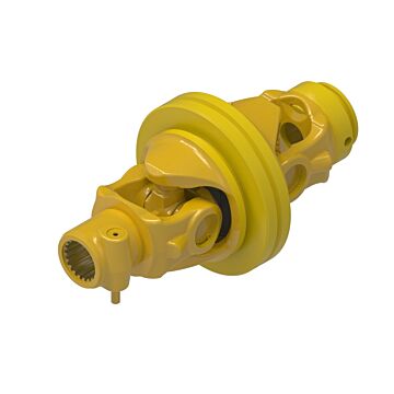Weasler AW36-80 series CV wide angle universal joint with 1 3/4-20 spline, quick disconnect connection and 51 mm star, roll pin connection