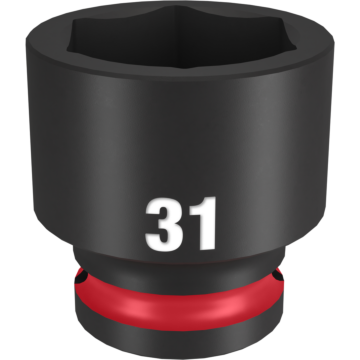 Milwaukee SHOCKWAVE™ Impact Duty 1/2" Drive 31MM Standard 6 Point Socket