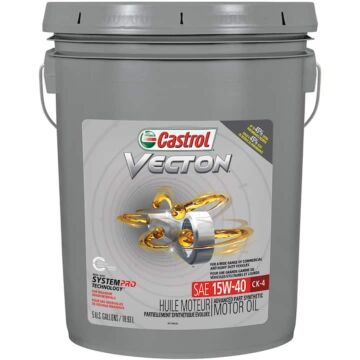 Castrol 5 gal 15W-40 Synthetic Diesel Engine Oil