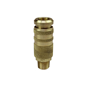 Coilhose Pneumatics 1/4" Automatic Six Ball Combo Coupler, Industrial & Acme, 1/4" MPT