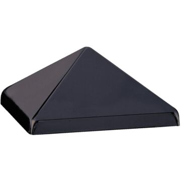 Deckorators Metal Black Post Cap - 4 in. x 4 in.
