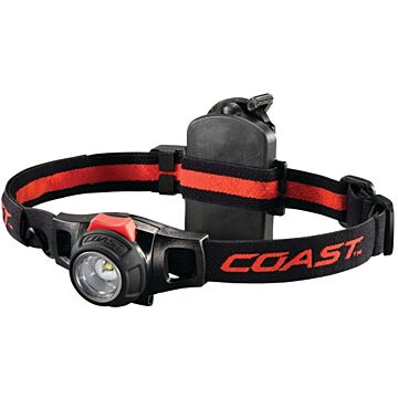 Coast TT7498CP Rechargeable Headlamp, AAA Battery, Nickel-Metal Hydride Battery, LED Lamp, 240 Lumens
