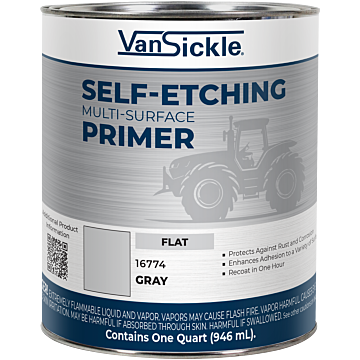 Van Sickle Self-Etching Multi-Surface Primer Flat Gray Quart