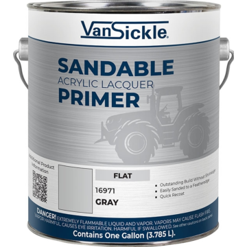 Van Sickle Sandable Acrylic Lacquer Primer (Flat - Gray) Gallon