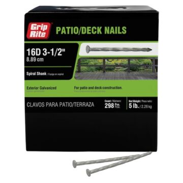 Grip-Rite® 16D 3-1/2 in Flat Patio/Deck Nail
