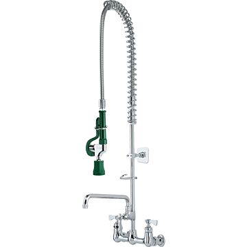 Krowne Royal Series 38 in 1/4 Turn High Performance Ceramic Wall Mount Pre-Rinse Faucet